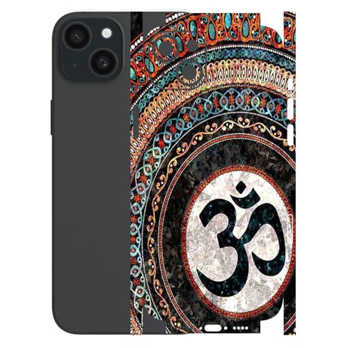 Image of AtOdds - Full Body Back Screen Guard Protector Film - Lamination Wrap Skin Sticker for iPhone 15 Plus | Scratchproof Matte Finish (Design - OM)