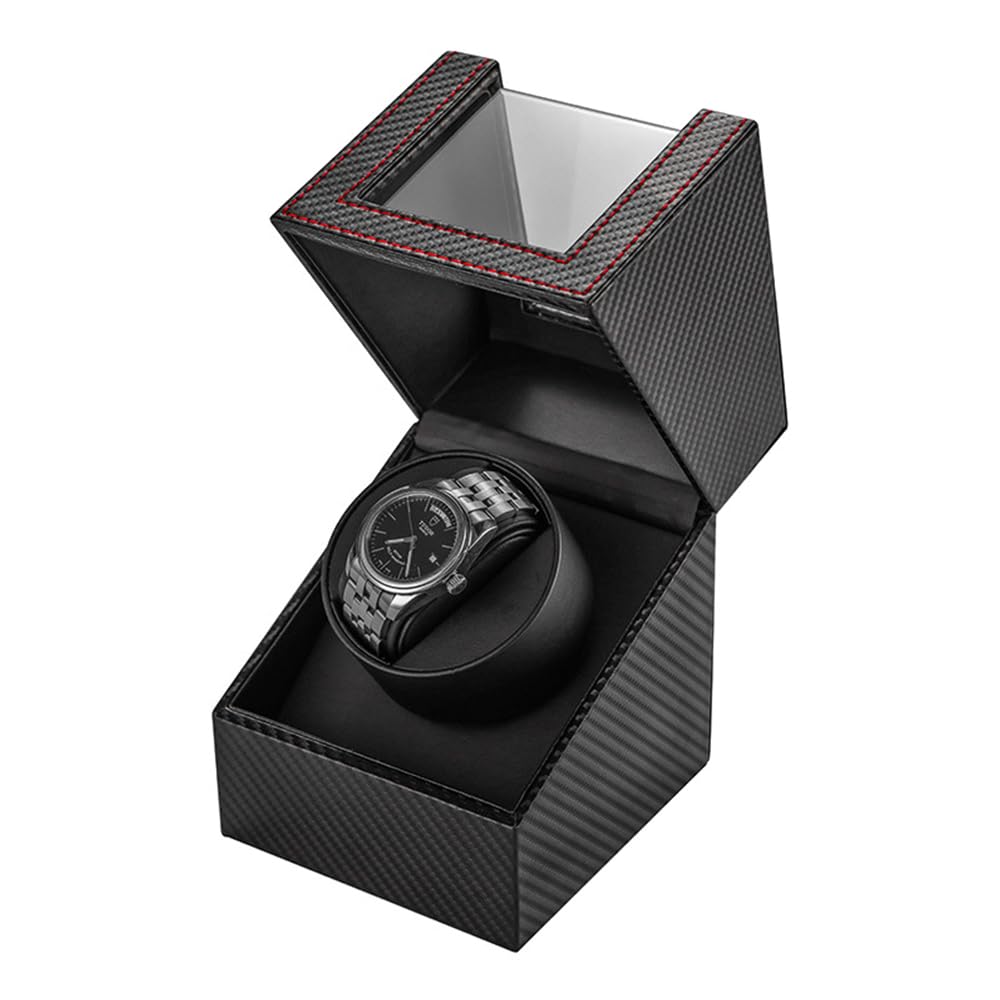WANGCL Remontoir de Montre Automatique, boîte de Remontoir de Montre Simple avec Moteur Silencieux, Oreiller de Montre réglable
