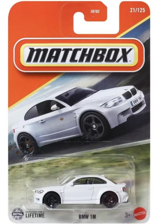 Matchbox BMW 1M [White] 21/125, 1:64 Scale Diecast Toy Vehicle