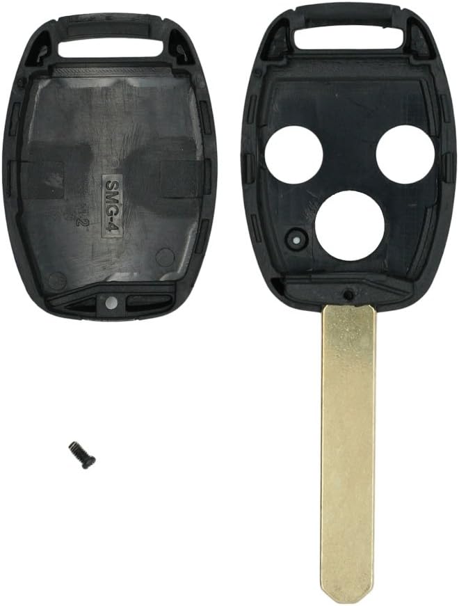 BROVACS Replacement Key Shell Compatible with HONDA Accord Civic CRV Pilot Fit 3 Button Keyless Entry Remote Key Case Fob PG206 - Image 3