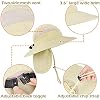 Solaris Foldable Neck Flap Cover Sun Cap UPF 50 Protection Hat for Outdoor Fishing Hiking