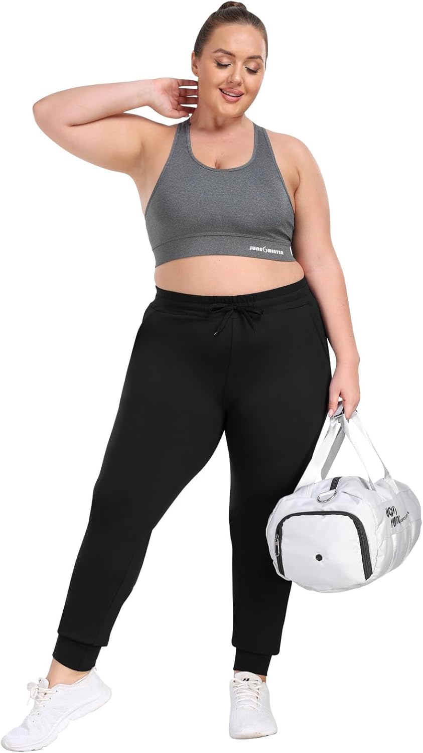 HLTPRO Women's Joggers with Pockets - Lightweight Sweatpants Athletic Lounge Pants for Workout Yoga Running - Image 2