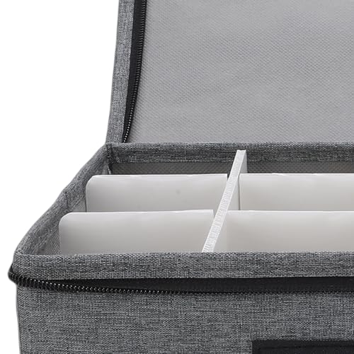 Caja protectora para contenedores de copas que evita roturas y suciedad en el mueble 8