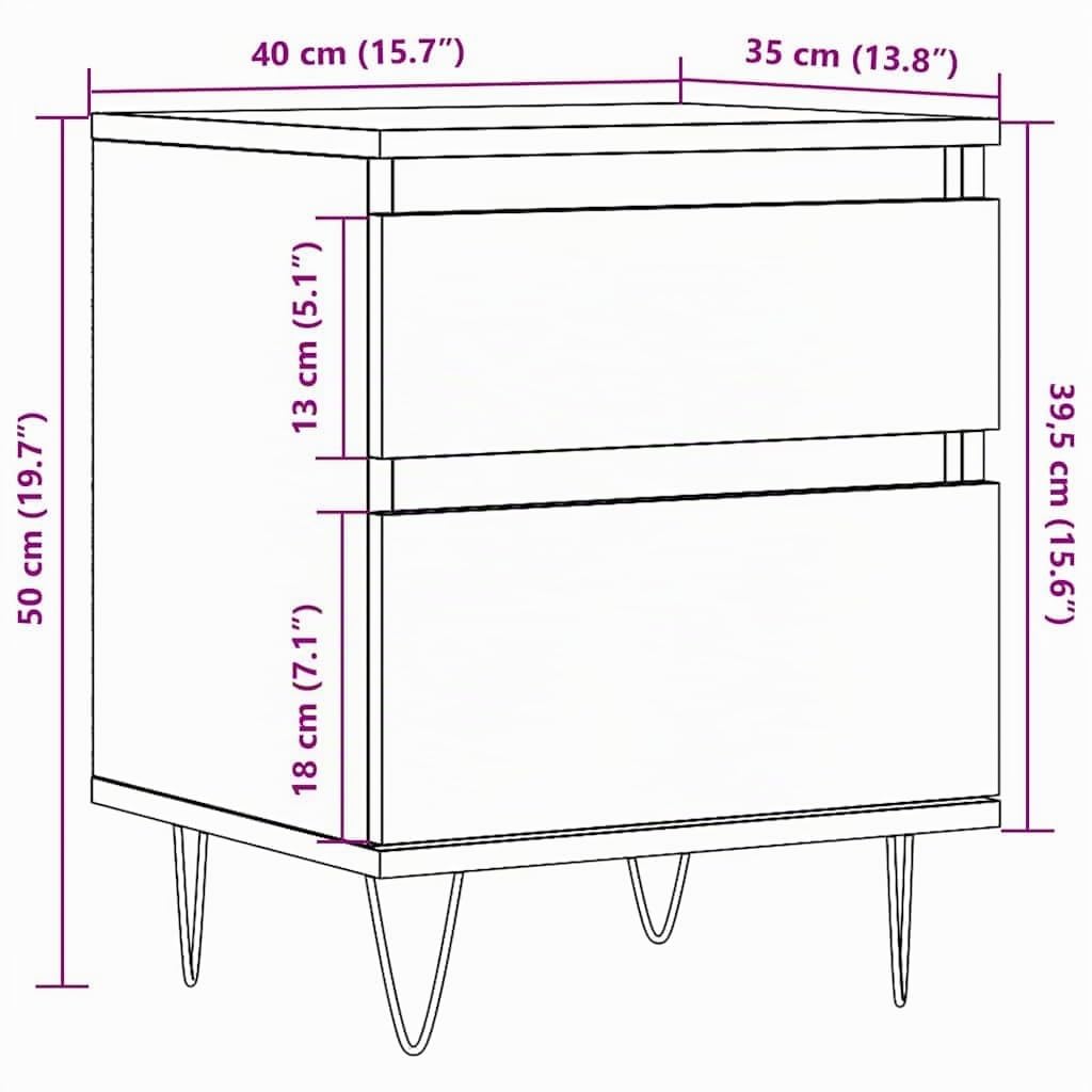 vidaXL Support d'aquarium Chêne Artisanal 121 x 41 x 58 cm Bois
