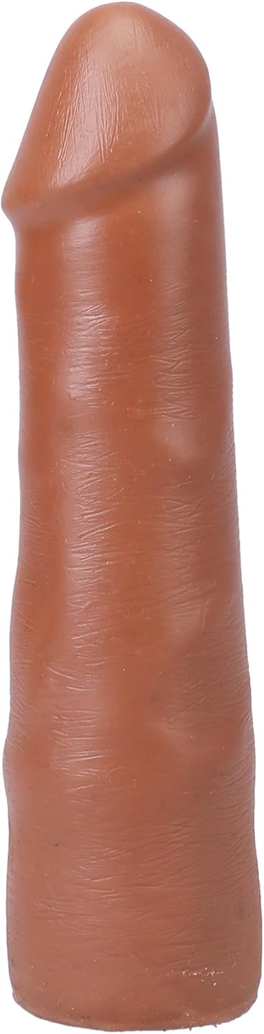 Doc Johnson The Realistic Dildo - 7 Inch ULTRASKYN Dong with Removable Vac-U-Lock Suction Cup - F-Machine and Harness Compatible Dildo - for Adults Only, Caramel