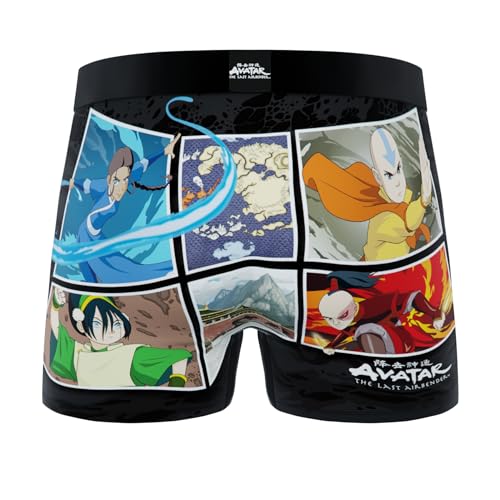 CRAZYBOXER Men's Underwear Avatar Stretch Lightweight Boxer Brief Comfortable (3 PACK)3