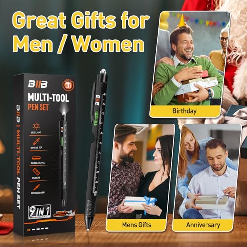 BIIB 9-in-1 Multitool Pen