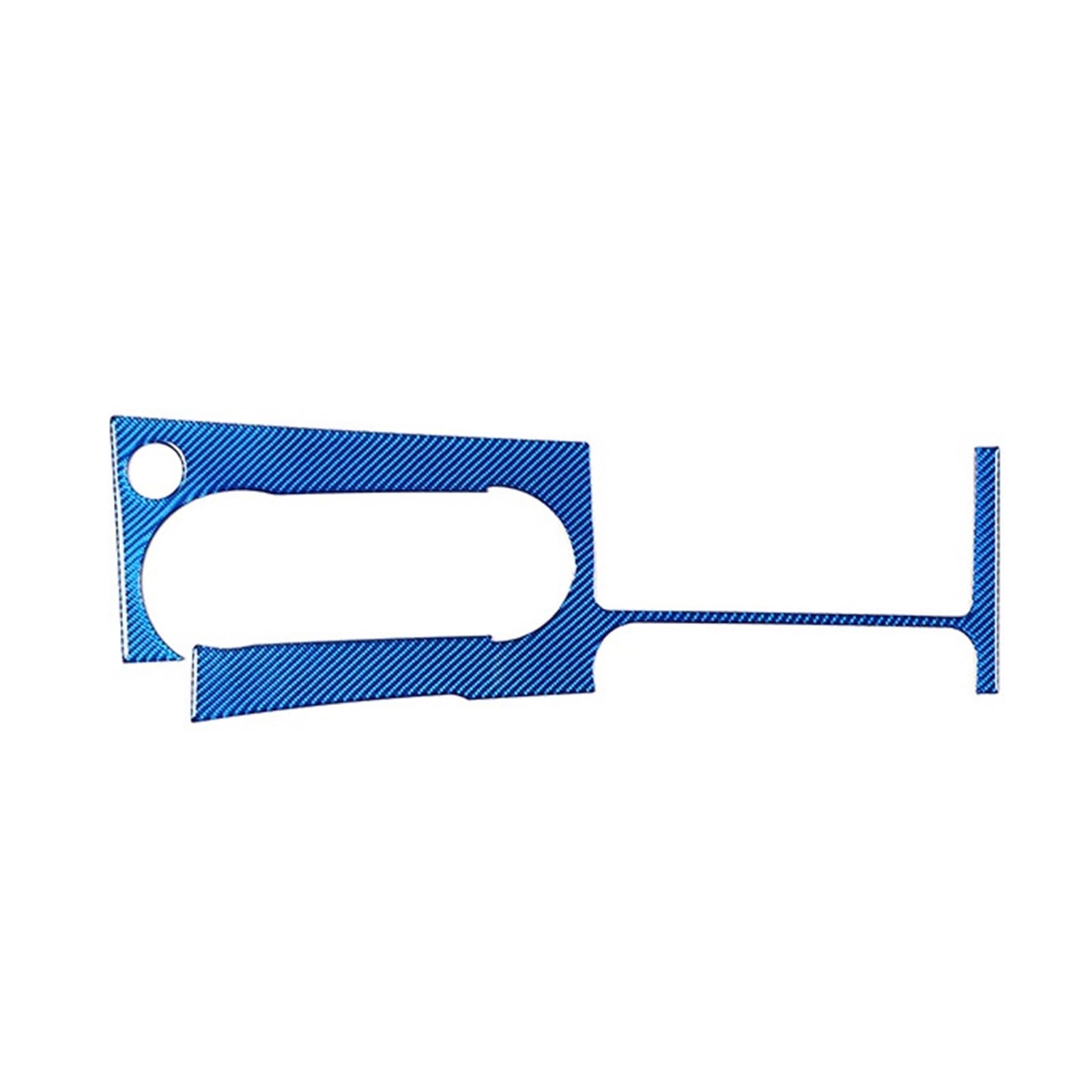 for Mitsubishi for Eclipse 2006-2011 Car Interior Central Control CD Gear Shift Panel Trim Cover Sticker Car Interior Mouldings(Style D-Blue)