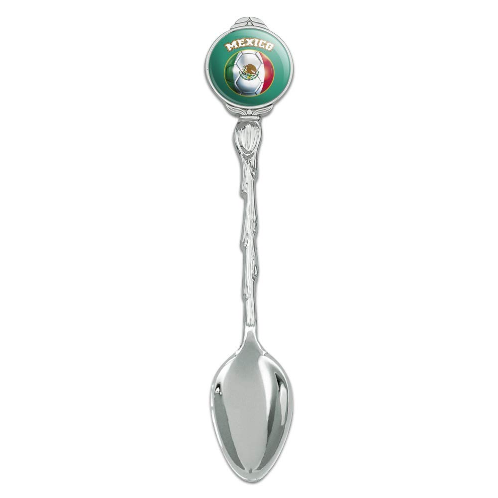 Mexico Soccer Football Futbol Novelty Collectible Demitasse Tea Coffee Spoon