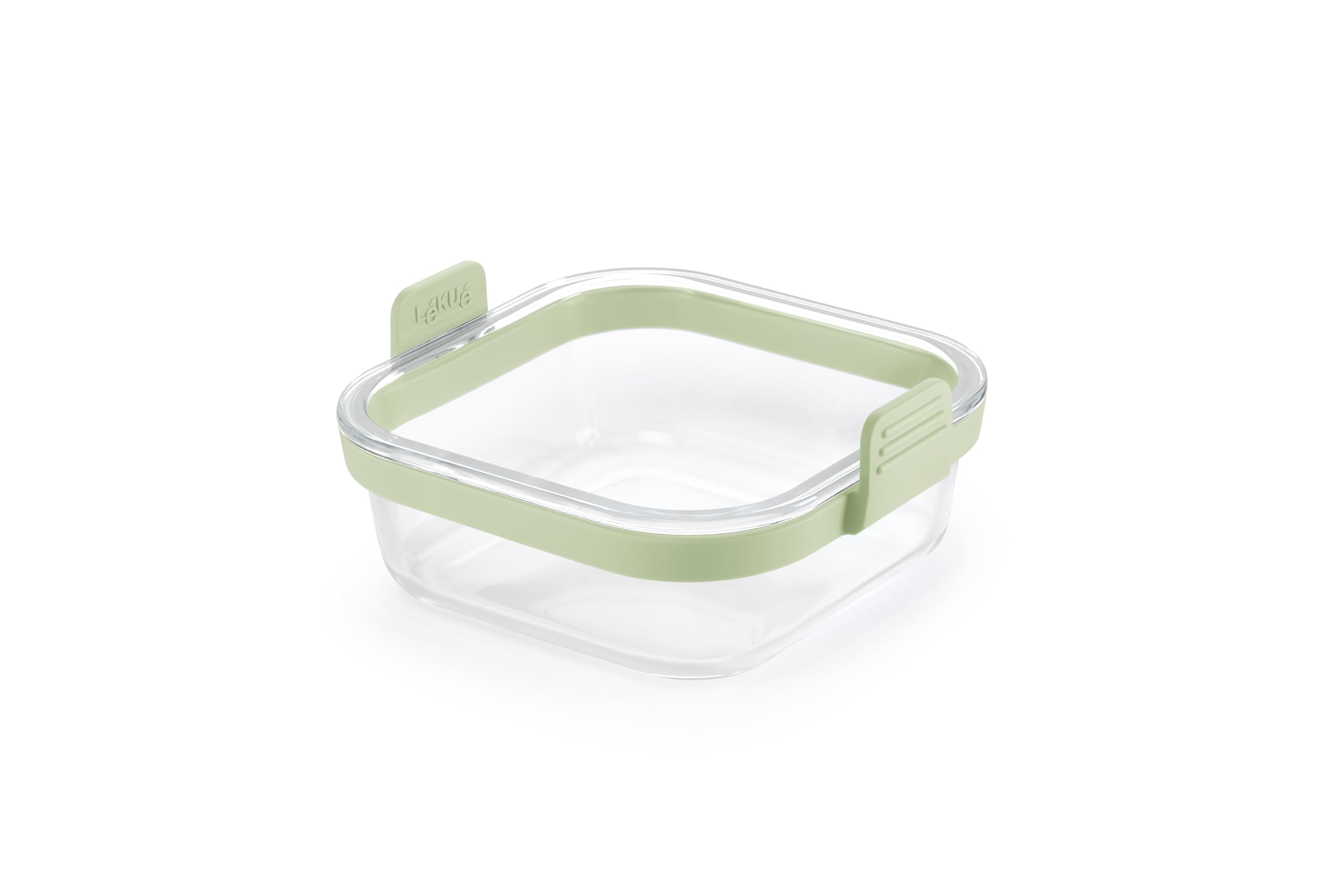 Lékué Square Clear Glass Basket for Air Fryer