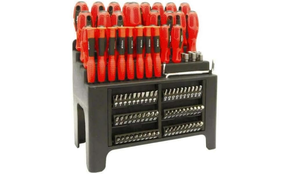 Screwdriver Bit Set Kit 100 Pieces Torx Precision Ratchet Phillips Rolson 28895 5029594288958