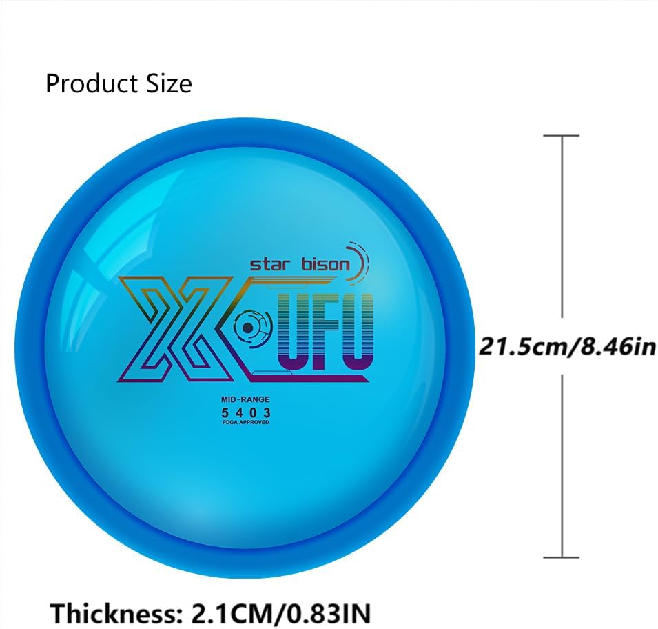 X-UFO Disc Golf Starter Set, Colors are Slightly Off 163-175g – Disc Golf Putter, Driver, Mid-Range, Golf Disc Set, PDGA Approved