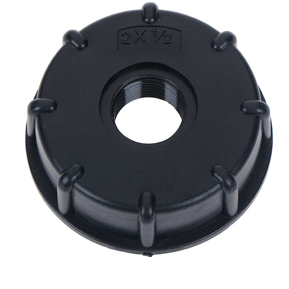 TOCHUN 1/2" IBC Tank Adapter Water Tote Tank Adapter 60mm Coarse Thread Outlet 0.5 Inch
