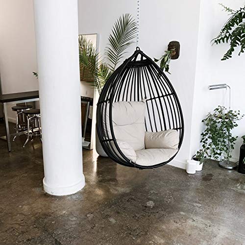 San Fransisco Rattan Indoor/Outdoor Wicker Tear Drop Hanging Chair