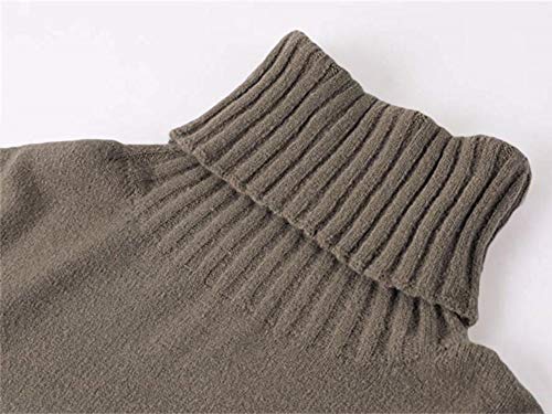 Image of FISACE Womens Oversized Turtleneck Pullover Sweater Cable Knit Sweater Tops