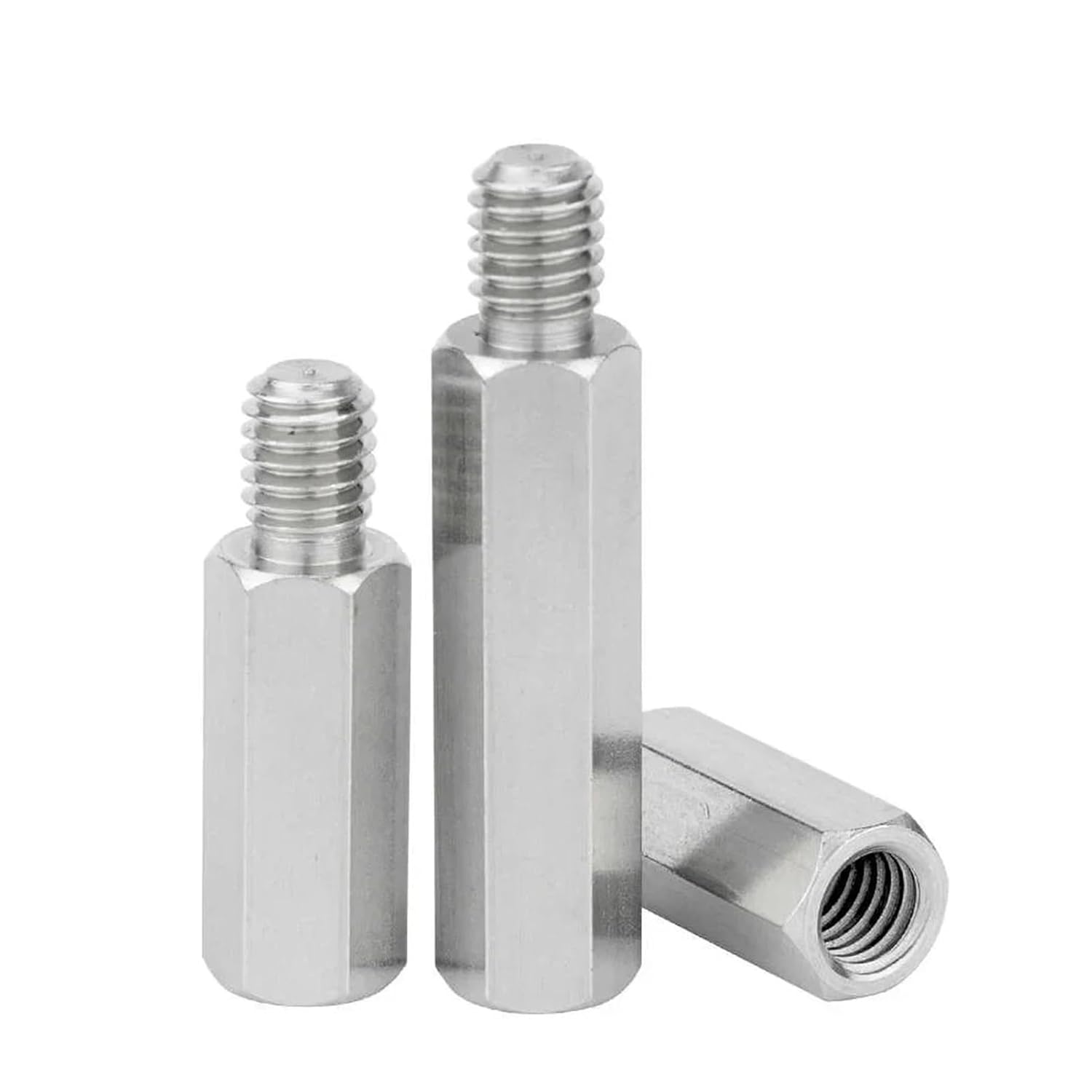 Male to Female Round Standoff Stud 5Pcs/Lots M2~M10 304 Stainless Steel Standoff Male Female Hex Board Spacing Screw Column Pillars Spacers Bolt PCB Support(80mm,M5 (Head 8mm))