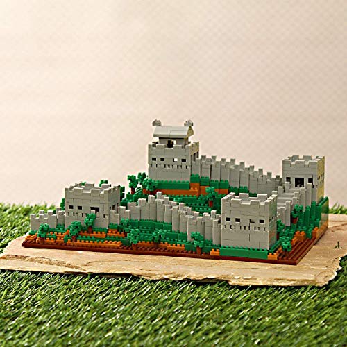 Modbrix Bausteine Chinesische Mauer Architektur Bauset Konstruktionsspielzeug 1719 Nano Klemmbausteine – Bild 3