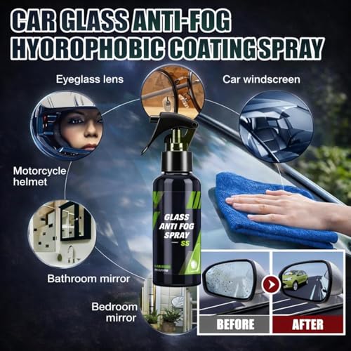 Image of 8 PCs Super Microfiber Car Duster Kit, Car Cleaner Brush Exterior & Interior Car Cleaning Cloth, Ac Vent Cleaner Brush,Anti Fog Spray,Oil Film Cleaner Brush (Medium - 8 Pcs Combo kit)