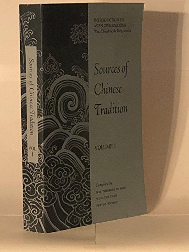 Sources of Chinese Tradition - Volumes I and II B003UMWGBQ Book Cover