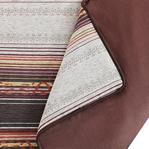 Image of Paseo Road Estes 2 Piece Twin Copper Striped Chenille Comforter Set