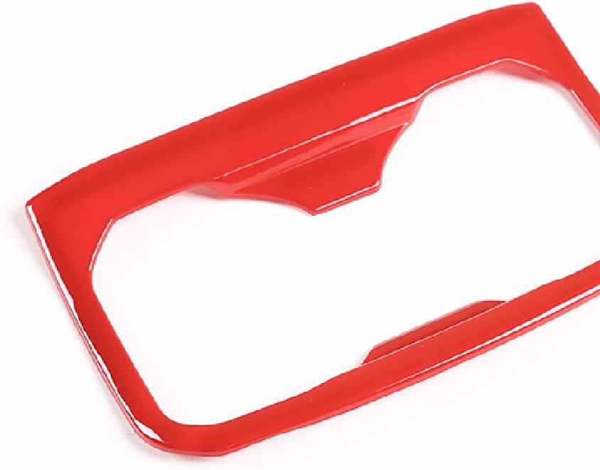 Car Accessories 2016-2022 for Toyota Tacoma Rear Seat Armrest Cup Holder Panel Cover Trim ABS 1PC (Red), (OC06088)