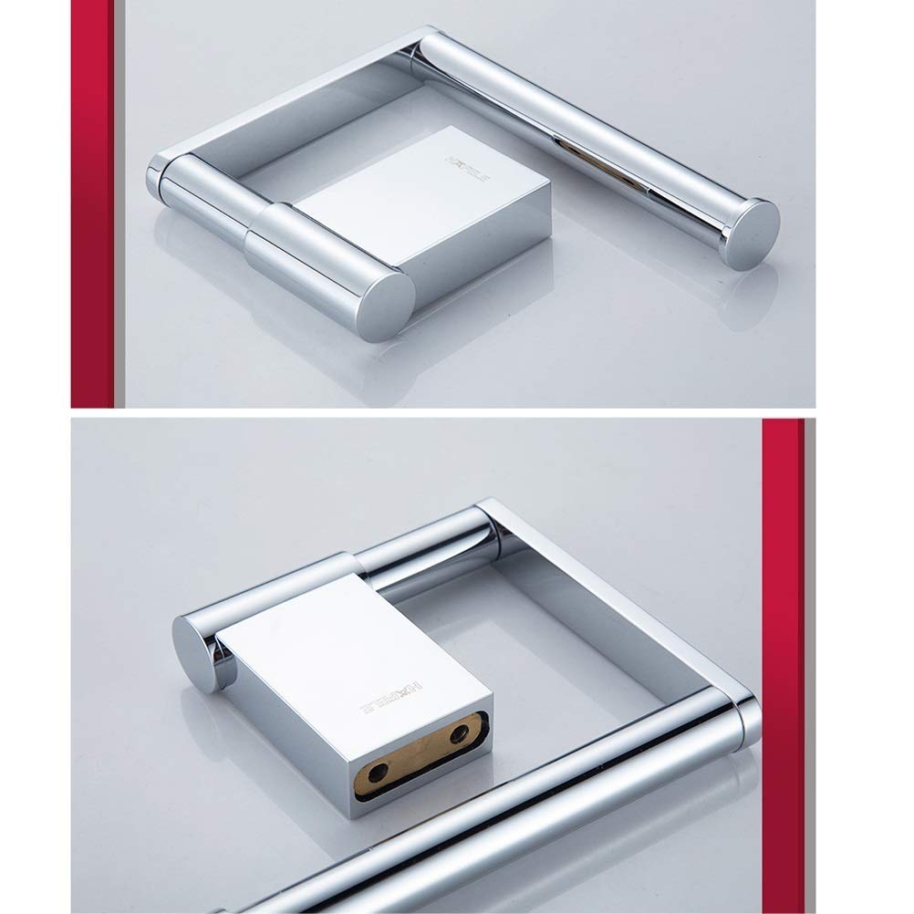 Supporto di Carta igienica, in Acciaio Inox semiaperta Rotonda d'Argento a Parete in Acciaio Inox Bagno privato Servizi igienici Supporto di Carta igienica