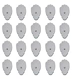 Tens Unit Pads Careboo Snap Electrode Pad,20PCS Replacement TENS Unit Pad Massage Pads with Premium Adhesive Gel Reusable up to 20 Times Each