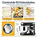VIVOHOME Batidora Amasadora de 6L y 660W Robot de Cocina con 10 Velocidades Cabezal Inclinable Gancho Varillas Separador de Huevos Imagen de VIVOHOME Batidora Amasadora de 6L y 660W Robot de Cocina con 10 Velocidades Cabezal Inclinable Gancho Varillas Separador de Huevos
