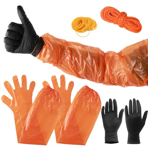 CHERAINTI Field Dressing Gloves for Deer Gutting