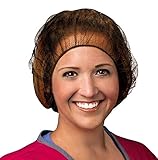 100 Disposable Hair Nets 24inch Nylon Honeycomb Hairnet Thicker Mesh Much Easier To Use