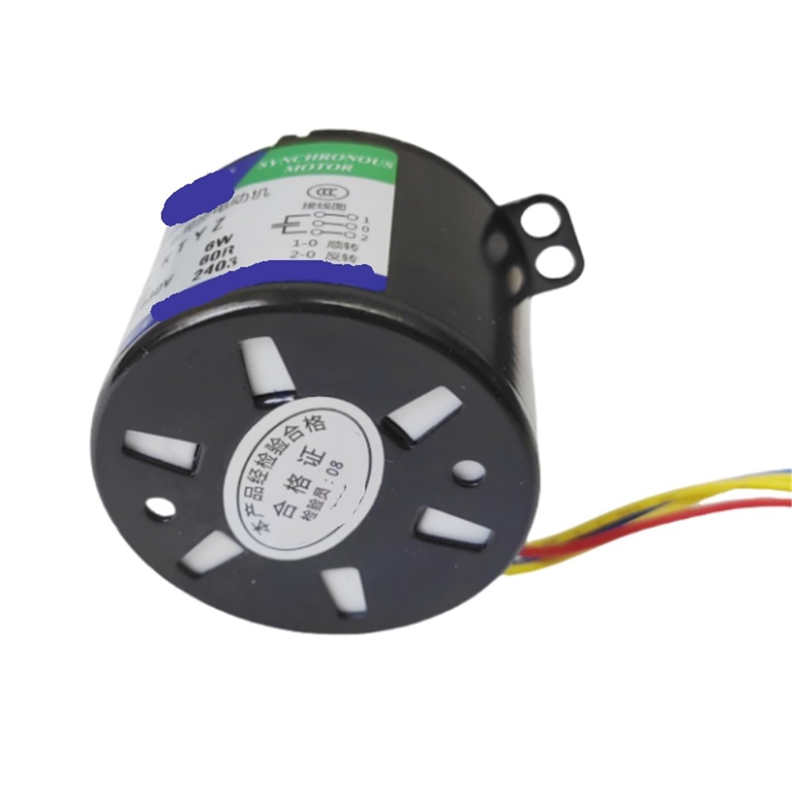 1 motorreductor reversible de 50 KTYZ, 220 V CA, 6 W, reductor de velocidad síncrono(1rpm)