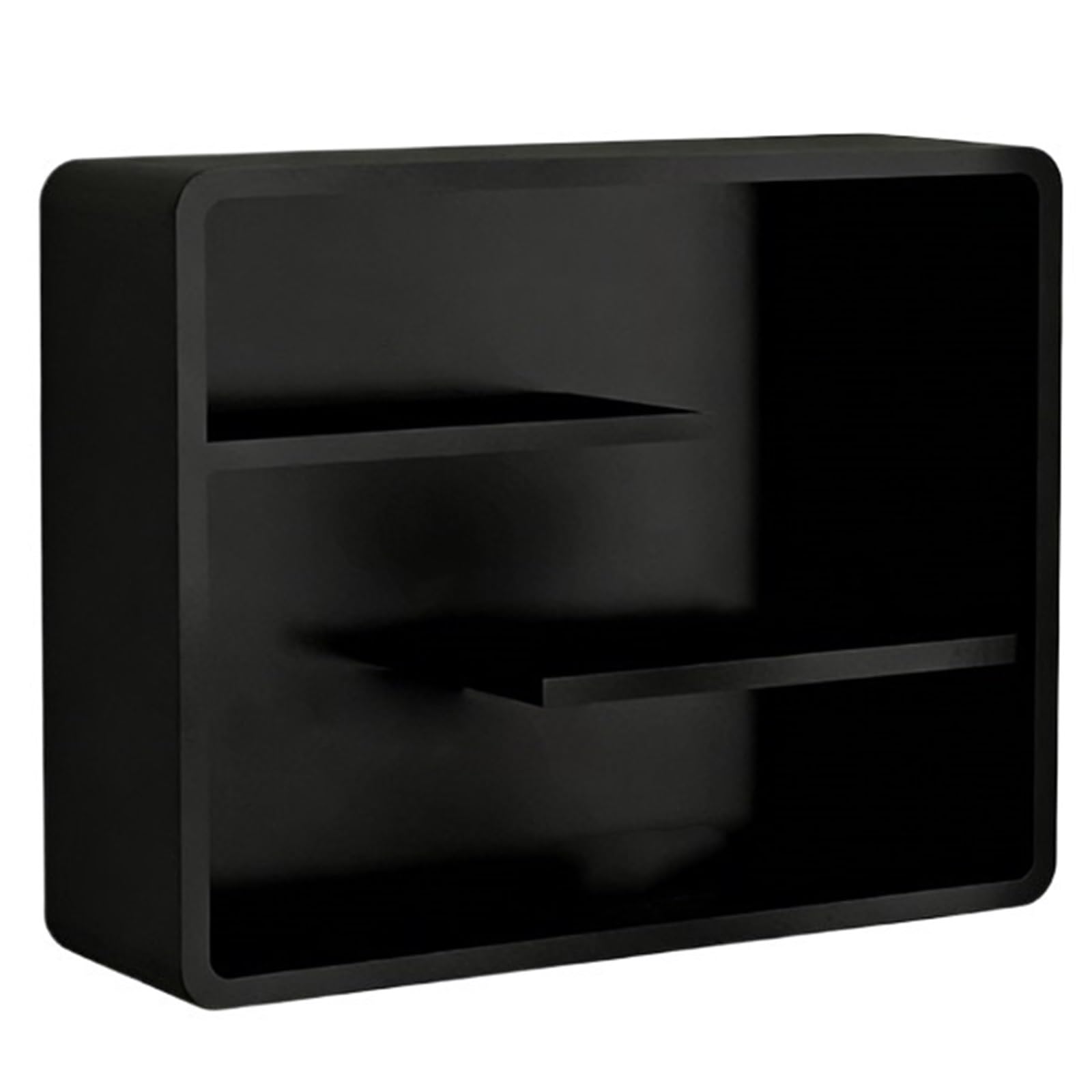 CYairong-22 Cup Display Shelf Wall Hanging Household new Chinese Style Multi-Layer Storage Cup Holder Coffee Mug Display Rack(Black)