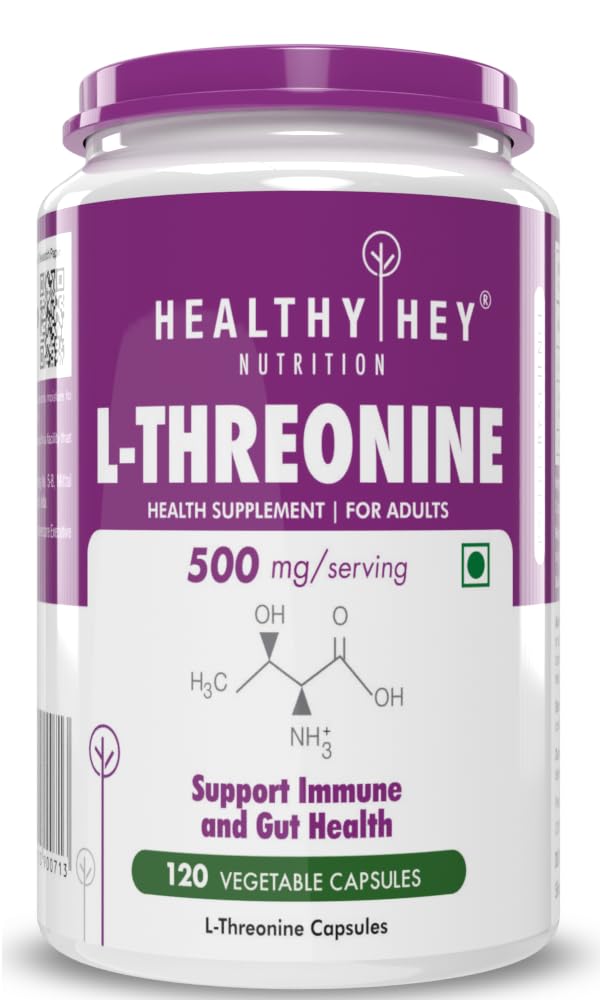 HealthyHey Nutrition L-Threonine - Essential Amino Acid -120 Veg Capsules (B08BYTQRFY) Amazon Price History, Amazon Price Tracker