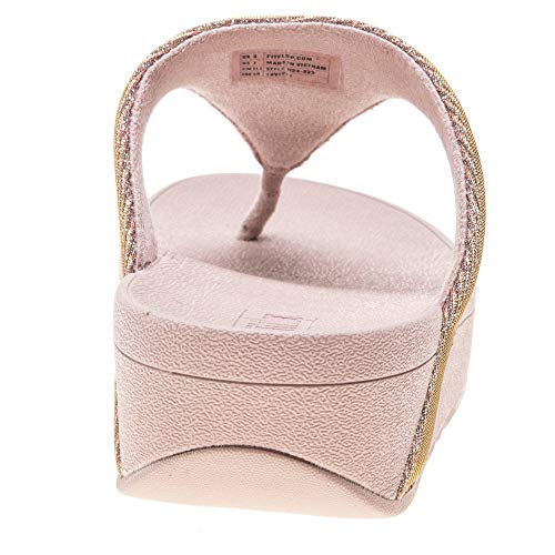 Image of FitFlop Women's LULU Suede Toe-Post Sandals | Lightweight Summer Walking Sandals with Cushioned Comfort, Arch Support & Grip