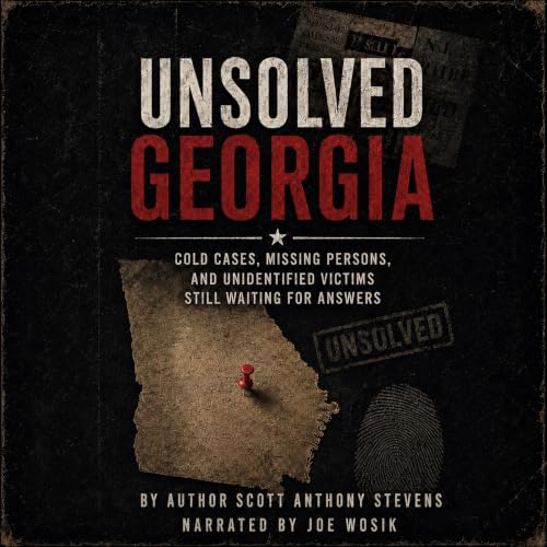 Diseño de la portada del título UNSOLVED GEORGIA