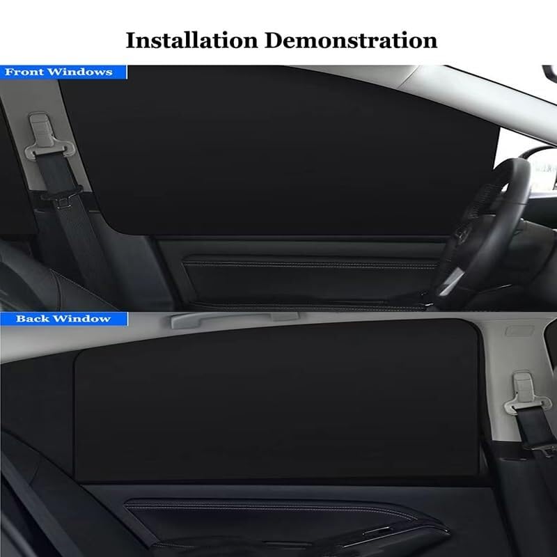 Tendine parasole magnetiche per finestrini laterali e posteriori Per Opel Adam protezione termica privacy Tendine