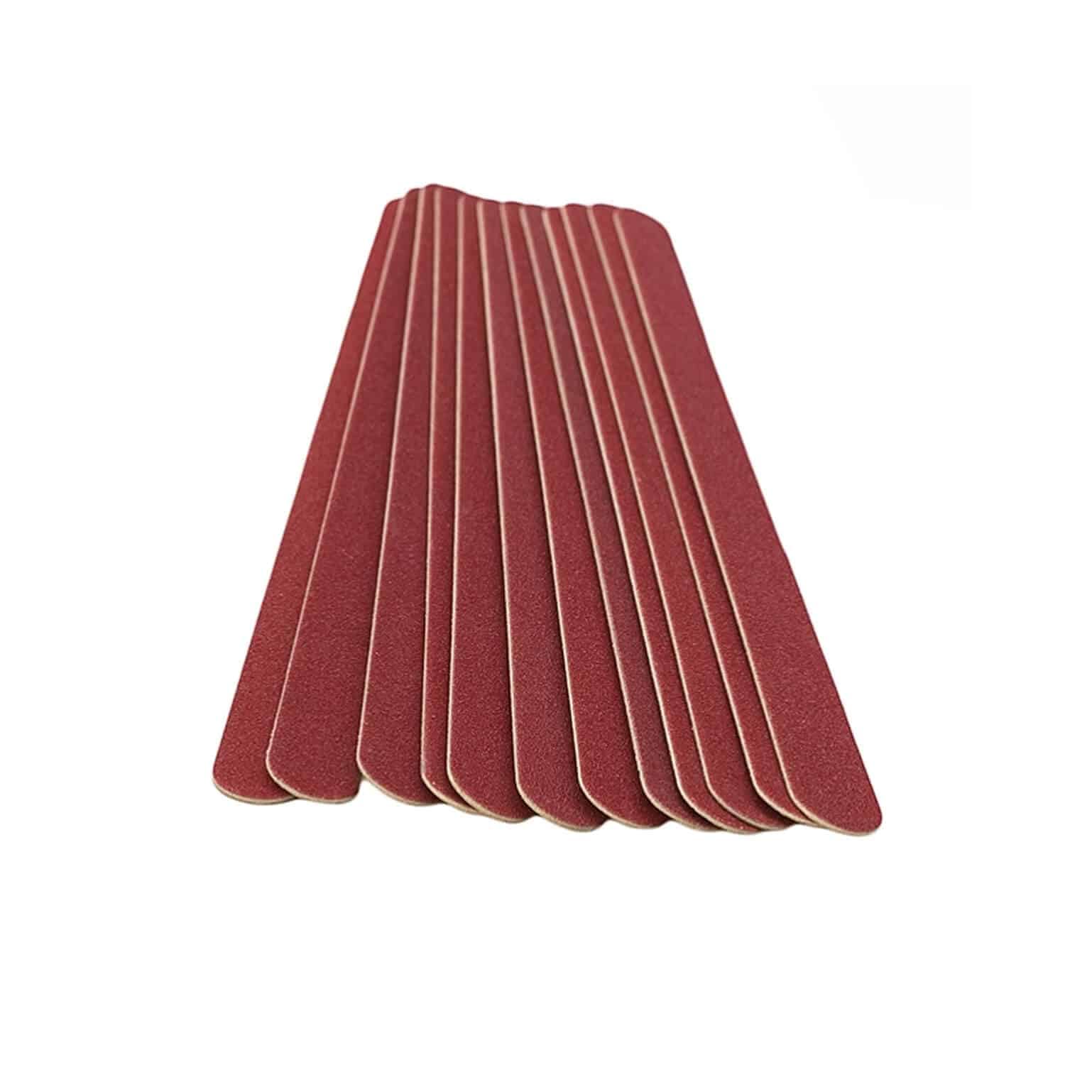 GOOD STUFF Lime per Unghie Professionali in Legno e Carta Abrasiva - Confezione da 25 pezzi di lime per manicure da 13x1 cm. Ideali per Tutti i Tipi di Unghie. Doppia Faccia Abrasiva.