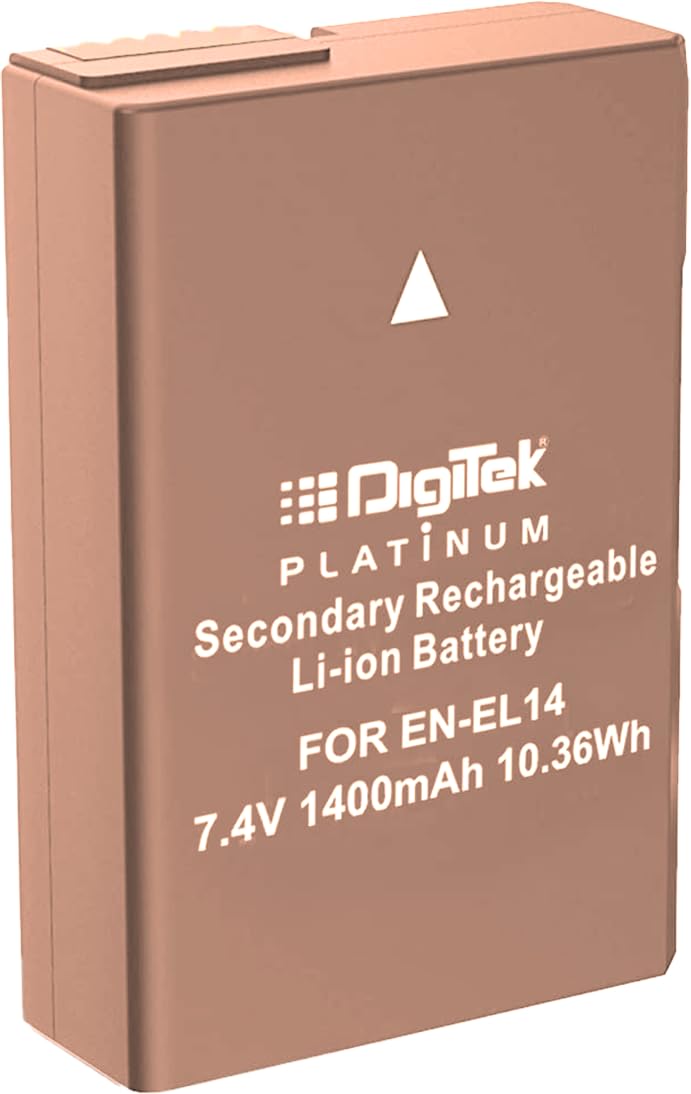 DIGITEK® (ENEL14 Platinum) 1400 mAh Secondary Rechargeable Battery Packs