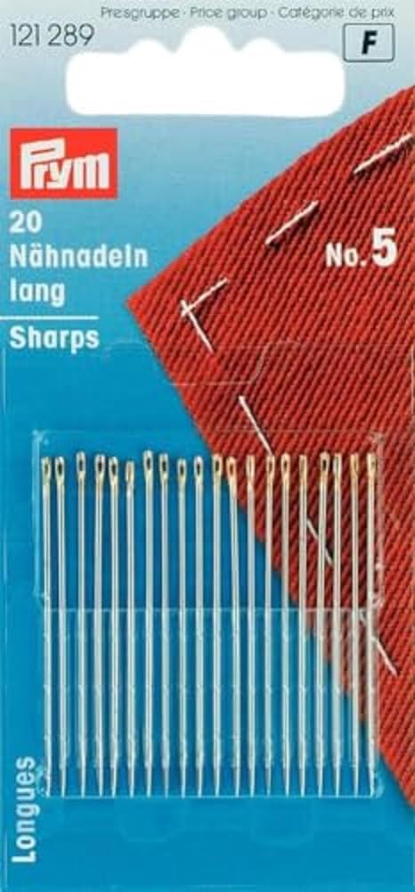 Prym - Steel (0.80 x 40mm) Sewing Needles - 1 Unit
