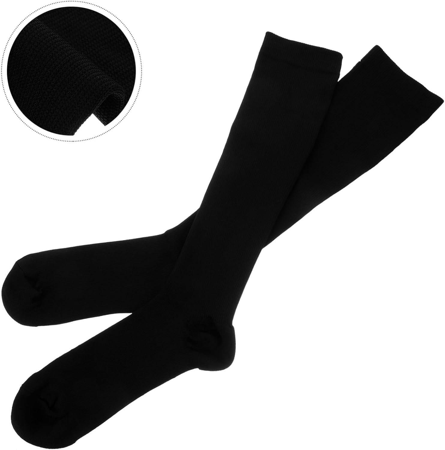 10 Pairs of Unisex Compression Socks for Running and Fitness Elastic Calf Support Moisture-Wicking Long Tube Socks for Outdoor Activities