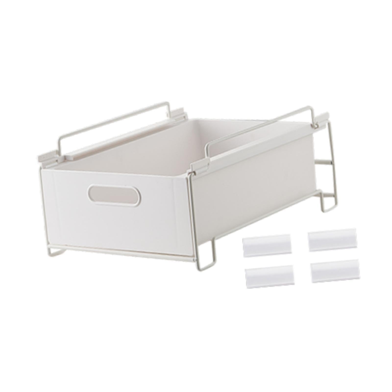 Organizador Extraíble para debajo Del Lavabo, Organizador de Armario Multiusos con Cajón Deslizante, Estante de Almacenamiento Apilable para El Baño, tal como se describe, 35cmx25cmx16cm
