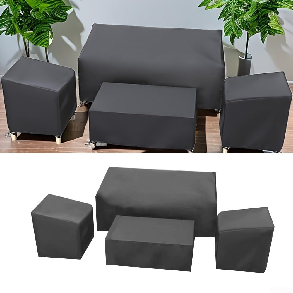 Set Salotto da Giardino Divano Angolare Poltrona e Tavolino da Caffè in Set Salotto da Giardino Divano Angolare Poltrona e Tavolino da Caffè in