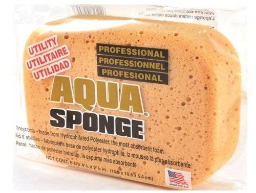 AquaFine Pore Utility Sponge, 6-1/4 by 4-1/4 by 2-1/8-Inch