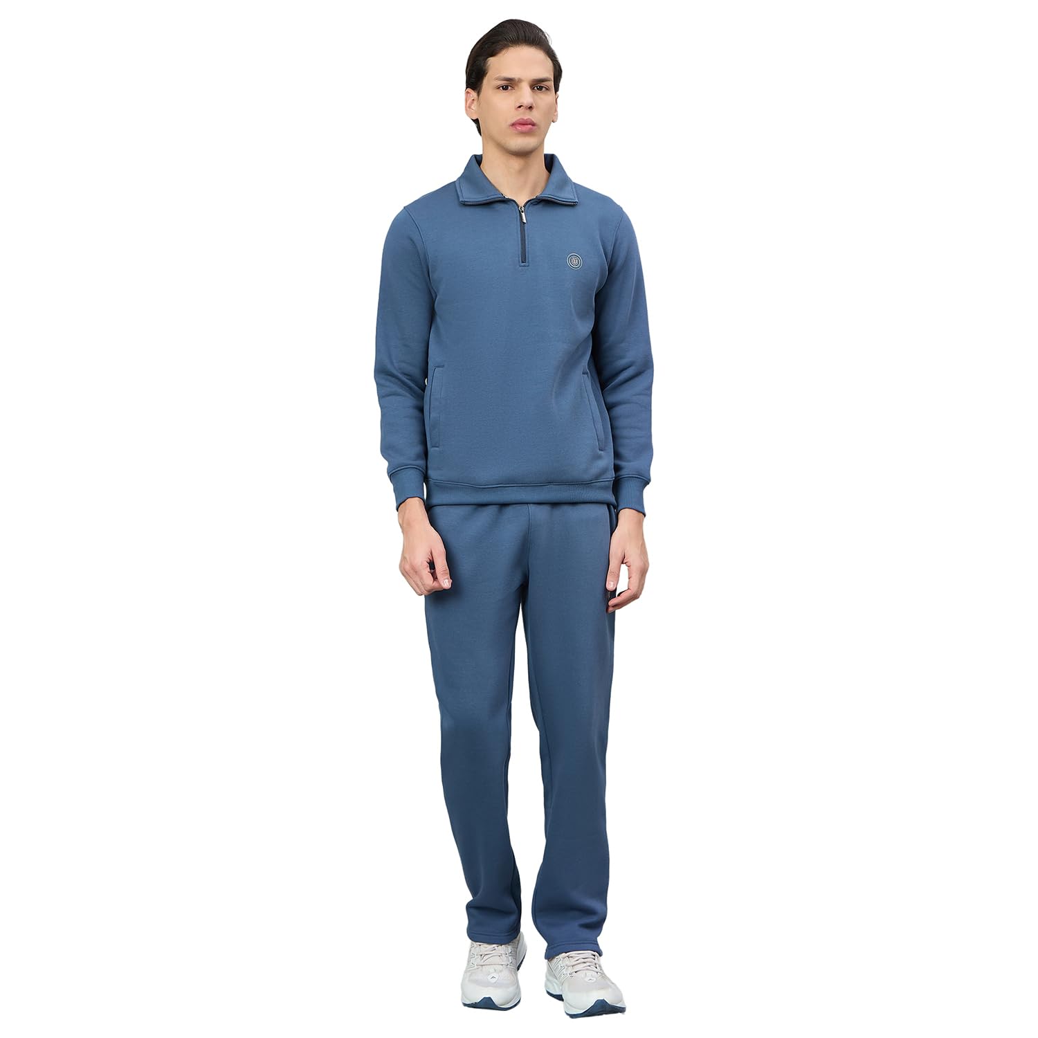 Duke Men Half Zip Full Sleeve Regular Tracksuit-picture-34
