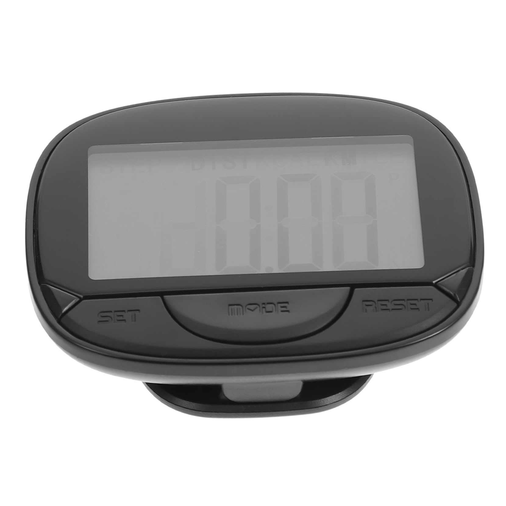 BIUDECO 1 Set Portable Fitness Pedometer Accurate Step Counting Device with Clip Lightweight Easy to Carry for Walking Jogging Running Great Present Idea for Active Random Color