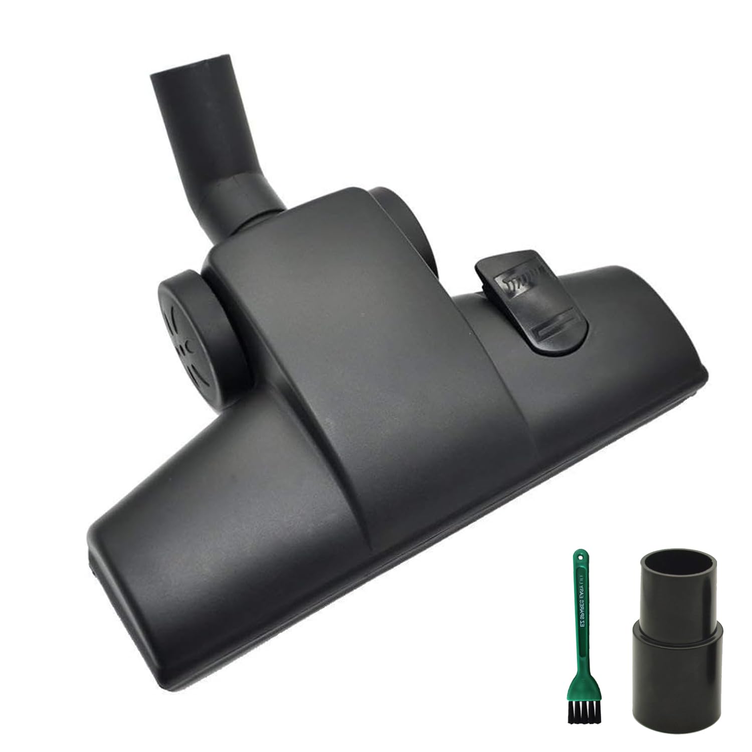 EZ SPARES Replacement for 1 1/4" 32mm Universal Vacuum Cleaner Brush Head 2 New Functions Choose(On Floor&Carpet) with Anti-Static Cloth
