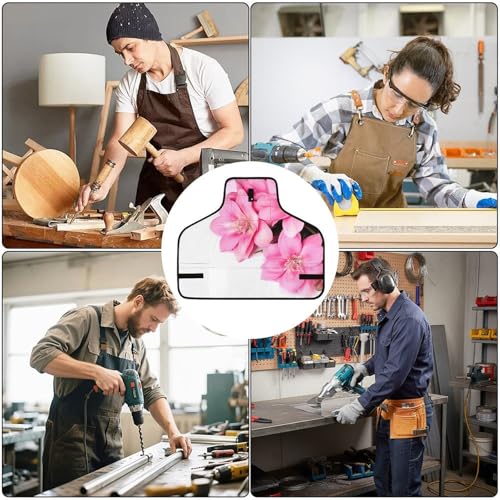 Delantal de trabajo con 8 bolsillos ajustable unisex miniatura 6