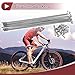 A ABSOPRO 12 Set 14G Bicycle Spokes 149mm Bike Wheel Spokes 304 Stainless Steel Silver Tone