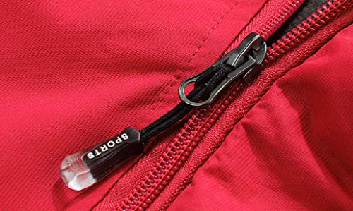 Image of Men's Rain Jacket Waterproof with Hooded Hiking Outdoor Coat Lightweight Windbreaker