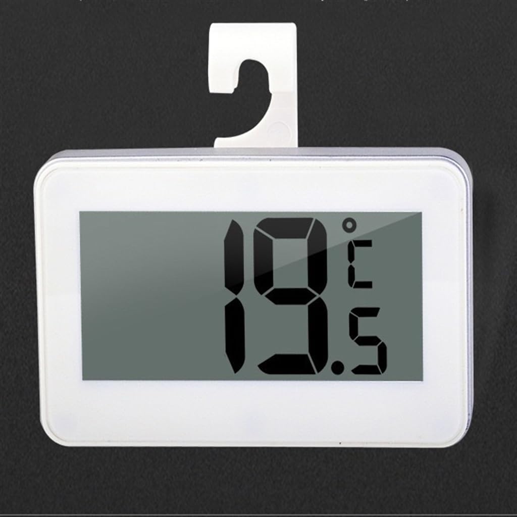 Home Thermometer Digital Large Screen Freezer Cooler Indoor Thermometer, 6.9 * 4.3cm